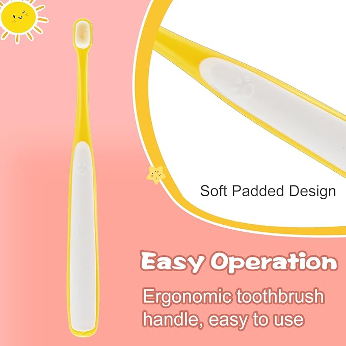 3 Pack Small Dog Toothbrush, Small Breed Cat Toothbrushes for Cat & Puppy, Utral Soft Bristles Deep Cleaning Mini Head Tooth Brush for Tiny Puppy Kitty