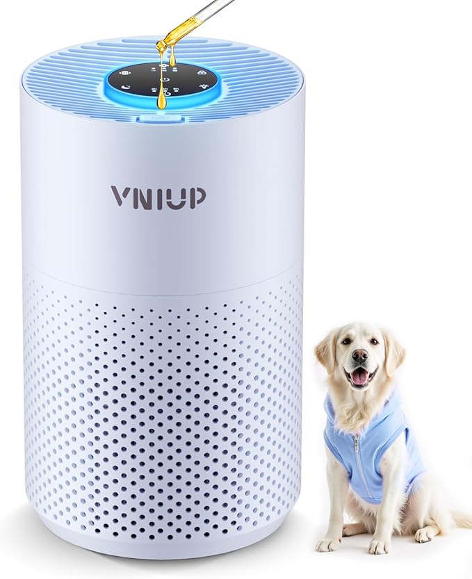 πππ°ππ¬π Air Purifiers for Home Bedroom up to 800 ftΒ², VNIUP H14 HEPA Room Air Purifiers for Bedroom with Fragrance Function, with Sleep Mode& Light Mode Air Cleaner for Pet Dander Odor Dust Smoke