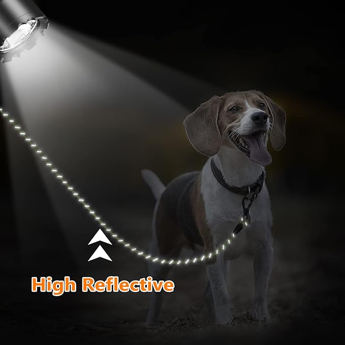 NTR 100FT Leashes for Large Breed Dogs, Long Leash with 2 Swivel Hooks and Comfortable Padded Handle, Puppy Leash Lead for Walking, Hunting, Camping, Backyard for Small Medium and Large Dogs