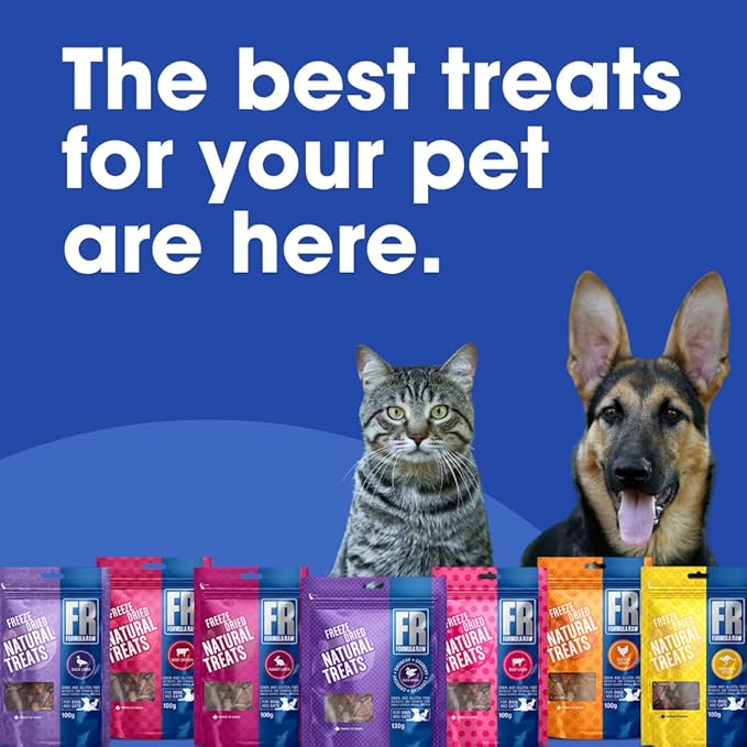 Freeze-Dried Kangaroo Strips for Pets – Novel Protein Dog and Cat Treats – Lean, Hypoallergenic, Natural Raw Snack