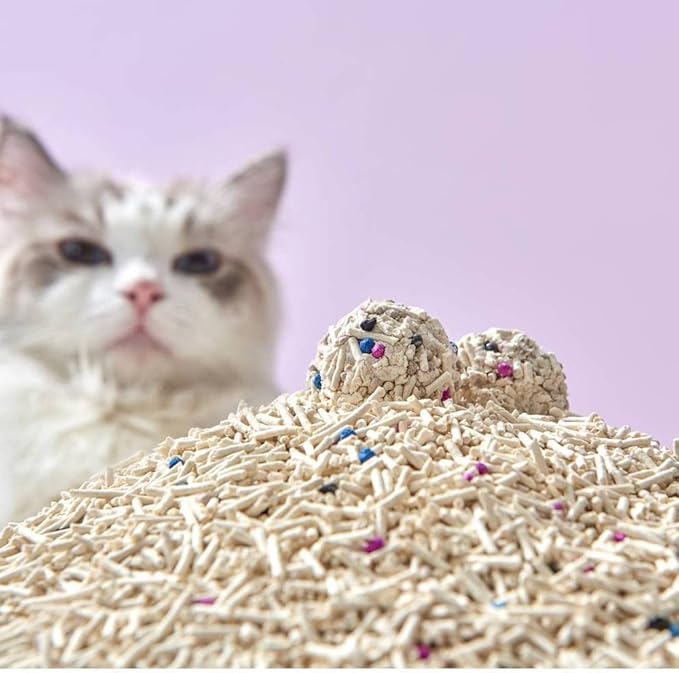 Mixed Tofu Cat Litter, Heavy Duty Flushable Kitty Litter, 5.5Lb/88Oz (3 Pack, Original)