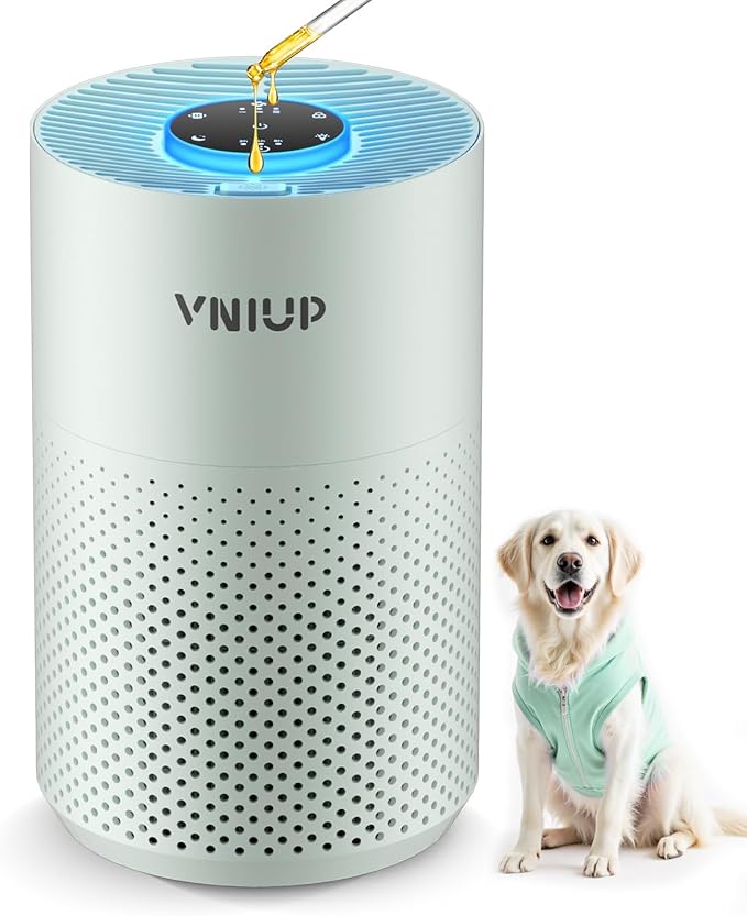 πππ°ππ¬π Air Purifiers for Home Bedroom up to 800 ftΒ², VNIUP H14 HEPA Room Air Purifiers for Bedroom with Fragrance Function, with Sleep Mode Air Cleaner for Pet Dander Odor Dust Smoke, ZQA-4000C