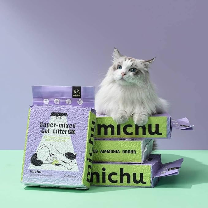 Mixed Tofu Cat Litter, Heavy Duty Flushable Kitty Litter, 5.5Lb/88Oz (3 Pack, Original)
