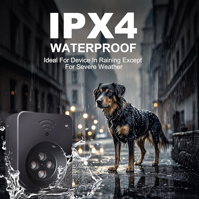 Anti Barking Devices, Dog Barking Deterrent Devices, Ultrasonic Dog Bark Deterrent Devices, Dog Barking Stopper, Anti Barking Device for Dogs Long Range 50ft, Bark Box Indoor Outdoor for Dogs Training