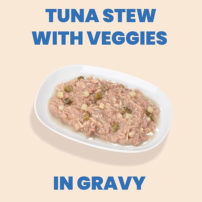 almo nature HQS Complete Wet Dog Food Tuna Stew with Veggies 5.5 oz, Pack of 12