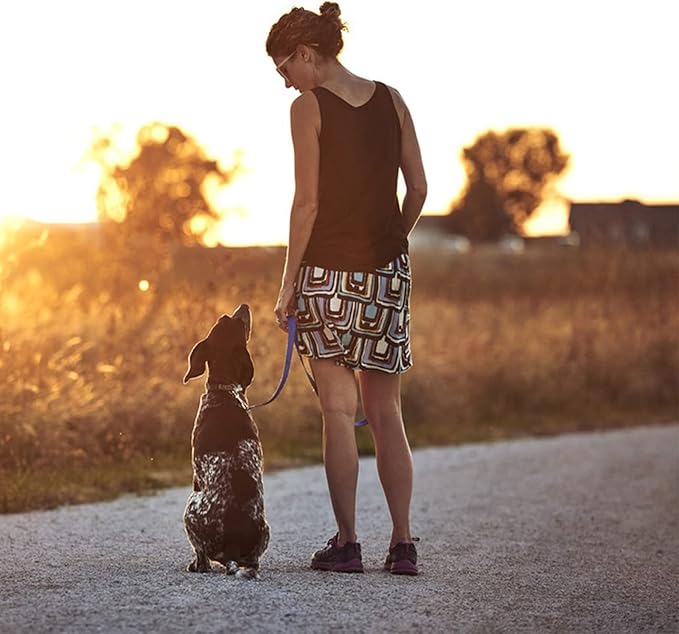 LWBMG Leather Dog Leash 6ft x 5/8 inch, Heavy Duty Leather Dog Training Leash, Soft Handmade Braided Pet Leashes for Large Medium & Small Dogs