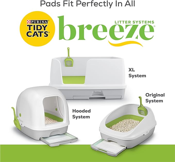 Purina Tidy Cats Breeze Litter System Cat Pad Refills 10ct. Pack Tidy Cats Cat Litter Pads - 10 ct. Pouch