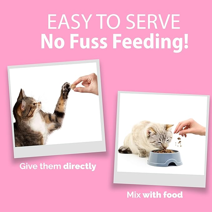 Pet Chef Urinary Cat Treats Low-Calorie UTI Support with Cranberry & Probiotics Holistic Kidney & Bladder Health - Natural Supplements for Cats - Improve Digestion & Stool Quality Organic Ingredients