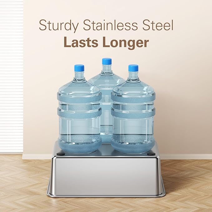 Zarler XXL Stainless Steel Litter Box for Cats, Extra Large Metal Cat Litter Box with Lid, High Sided Non-Stick Design, Leak Proof and Rust Resistant, 28 x 20 x 13 Inches, Grey