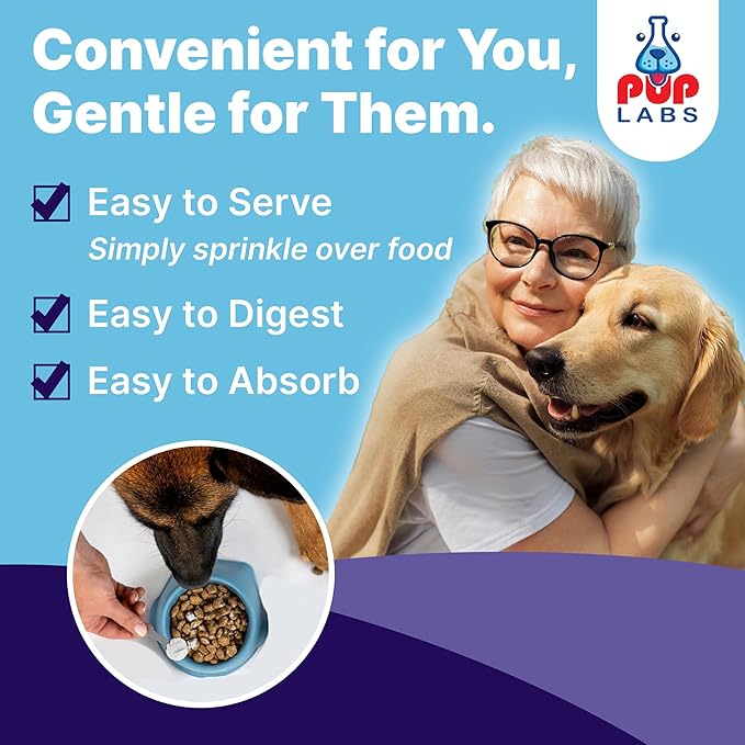 All-Natural and Expert-Formulated Dental Powder for Dogs, Dog Dental Supplement for Healthy Teeth and Against Leaky Gums for Dogs 12+ Weeks, Made in The USA with The Standards, 28 Serv