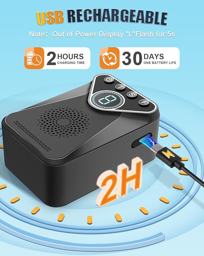 Anti Barking Devices, Ultrasonic Dog Bark Deterrent, Dog Barking Deterrent Devices, Anti Barking Device for Dogs 50ft Long Range, Dog Barking Stopper for Dog Training, Indoor &Outdoor