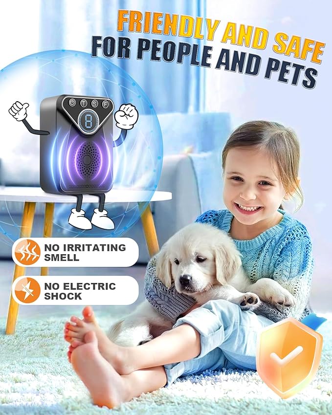 Anti Barking Devices, Ultrasonic Dog Bark Deterrent, Dog Barking Deterrent Devices, Anti Barking Device for Dogs 50ft Long Range, Dog Barking Stopper for Dog Training, Indoor &Outdoor