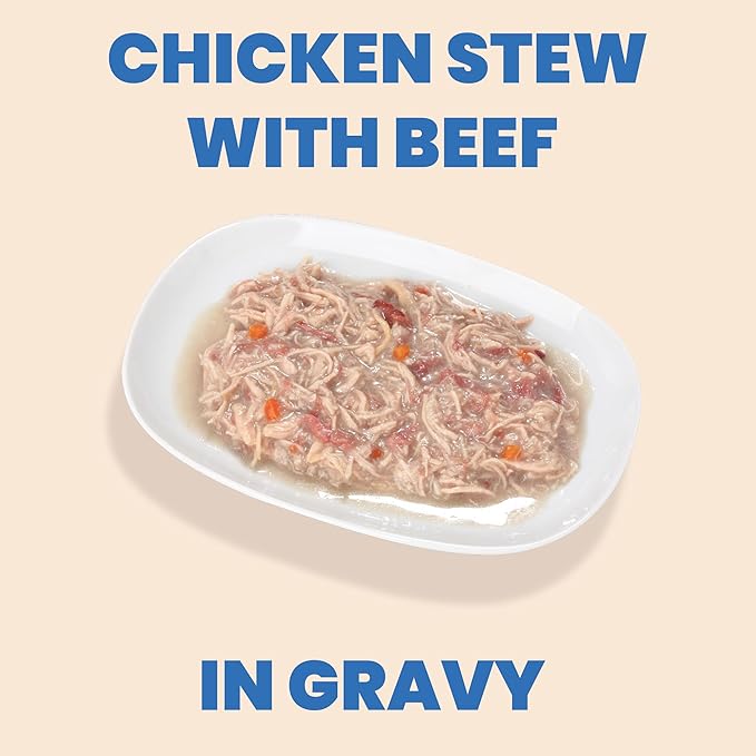 Almo Nature HQS Complete Wet Dog Food Chicken Stew with Beef 5.5 oz (Pack of 48)