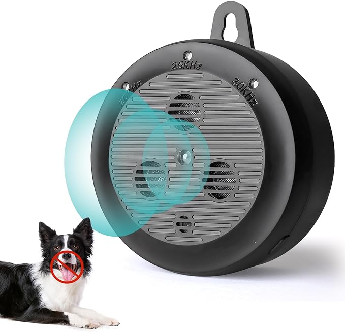 Anti Barking Devices,Auto Dog Bark Deterrent Devices with 3 Levels,Rechargeable Ultrasonic Bark Box Dog Barking Deterrent Devices, Effective Stop Barking Dog Devices for Indoor & Outdoor Dogs