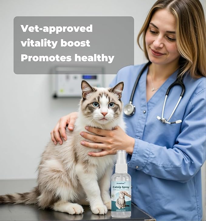 Organic Extra Strength Catnip Spray for Cats & Kittens - Highly Potent Calming Spray, Stress Relief Indoor Cats, Renews Toys & Scratchers,Natural Mess-Free Formula + Potent Catnip (2 oz)