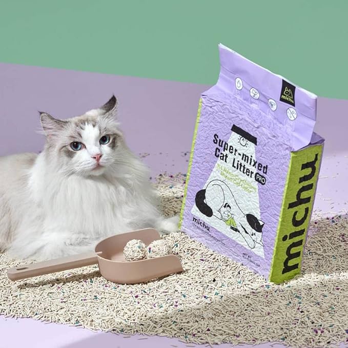 Mixed Tofu Cat Litter, Heavy Duty Flushable Kitty Litter, 5.5Lb/88Oz (3 Pack, Original)