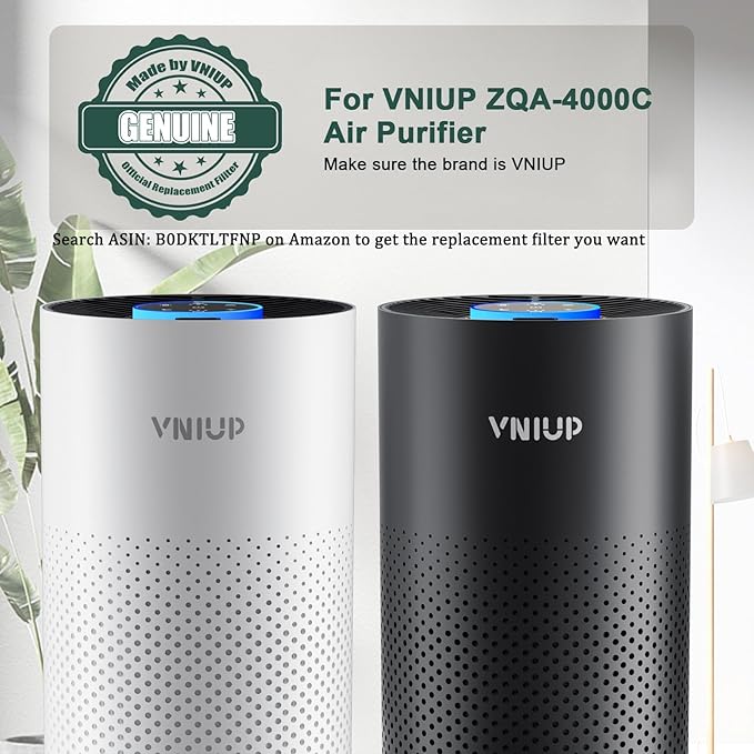 πππ°ππ¬π Air Purifiers for Home Bedroom up to 800 ftΒ², VNIUP H14 HEPA Room Air Purifiers for Bedroom with Fragrance Function, with Sleep Mode Air Cleaner for Pet Dander Odor Dust Smoke, ZQA-4000C