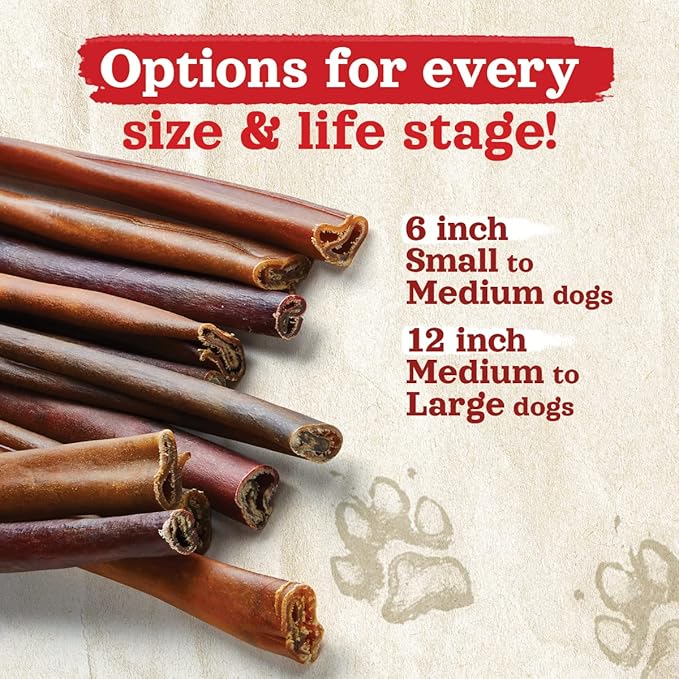 Natural Farm Collagen Dog Chews (3-5ā, 10 Units), Odor-Free Long Lasting Bully Sticks & Rawhide Alternative Dog Treats, 95% Collagen Low Fat, High Protein ā Small & Medium Dogs