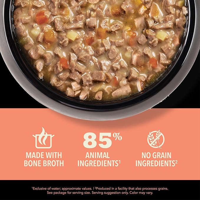 ACANA Chunks in Broth Wet Cat Food Salmon & Chicken Recipe 5.5oz Cans (6 Count)