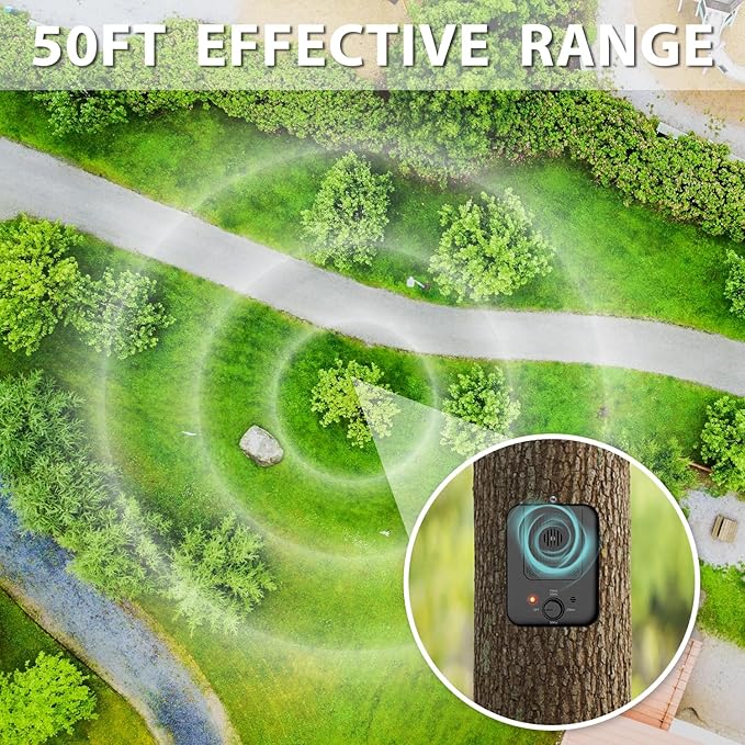 Anti Barking Device, Ultrasonic Dog Barking Deterrent Devices, Rechargeable Dog Barking Control Device, Rechargeable Barking Dog Silencer, Bark Box Stop Neighbors Dog from Barking (Black)