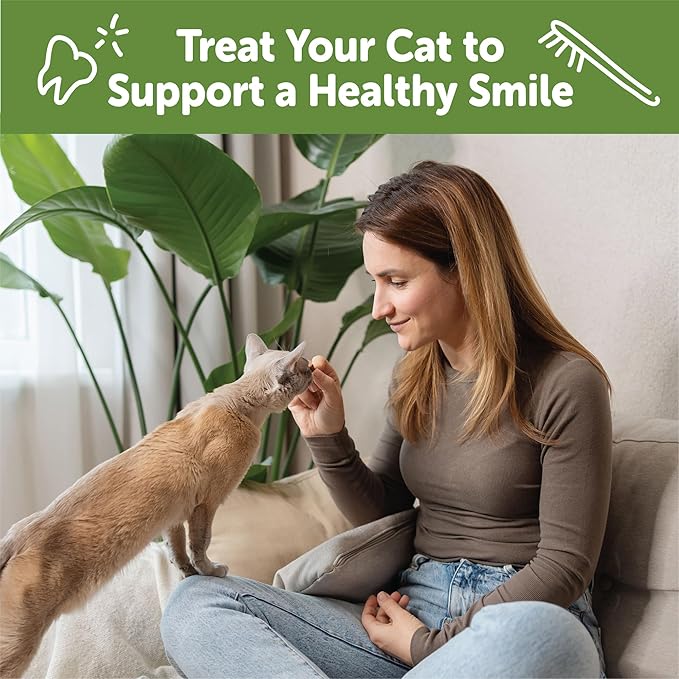 WHIMZEES Wellness Cat Dental Treats, Natural Chews, Chicken and Tuna Flavor, (2 Ounce Bag)