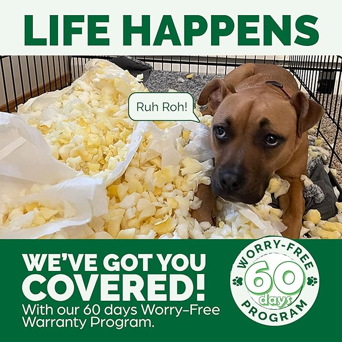 Furhaven Elevated Dog Bed Frame for 30" x 20" Medium Dog Beds, Easy Assembly - Mid-Century Modern Bed Frame - Gray Wash, Medium