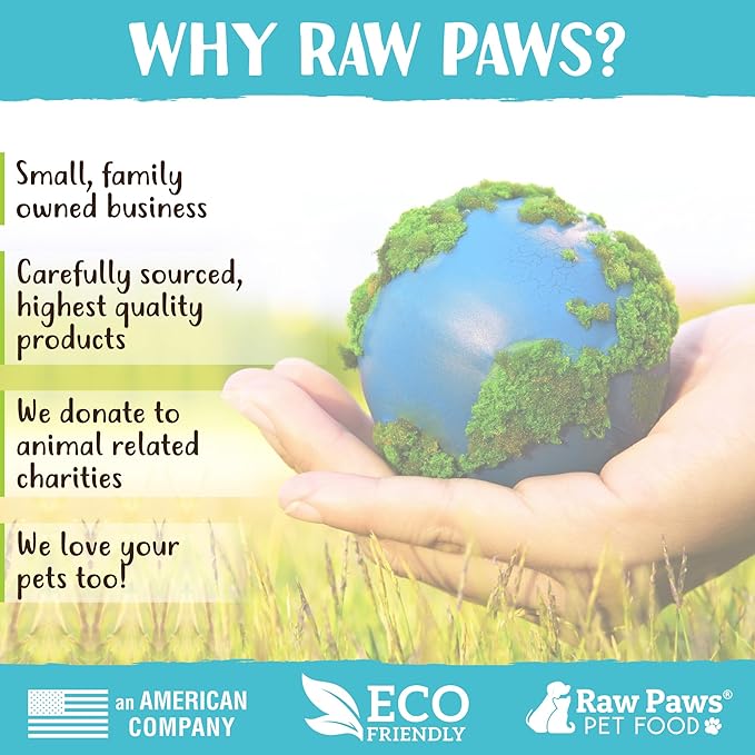 Raw Paws Signature Blend Pet Food for Dogs & Cats - Chicken & Vegetable Recipe, 1-lb Rolls (20 Pack) - Freshly Made in USA - Raw Diet Cat Food - Raw Frozen Dog Food - Fresh Dog Food Log