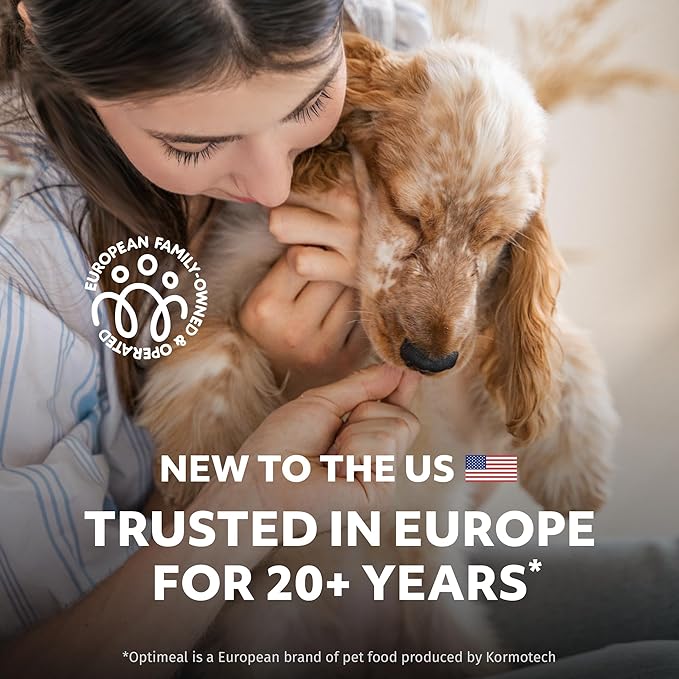 Optimeal Wet Dog Food Pouches - Grain Free Chicken & Lamb Recipe, High Protein, Tender Morsels in Savory Sauce, Made with Natural Ingredients for Dogs, Premium Nutrition - 3 oz, Pack of 12