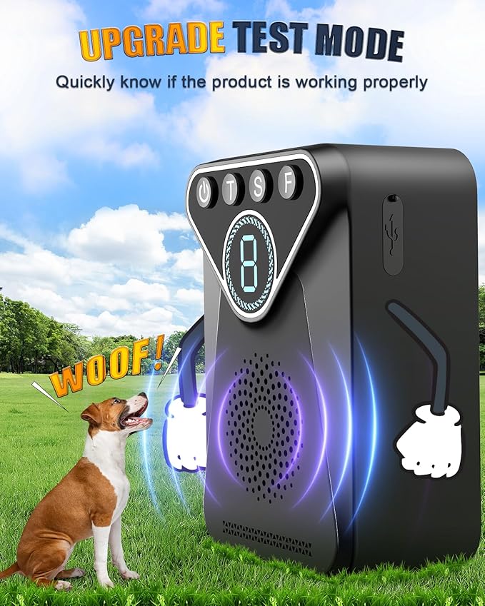 Anti Barking Devices, Ultrasonic Dog Bark Deterrent, Dog Barking Deterrent Devices, Anti Barking Device for Dogs 50ft Long Range, Dog Barking Stopper for Dog Training, Indoor &Outdoor