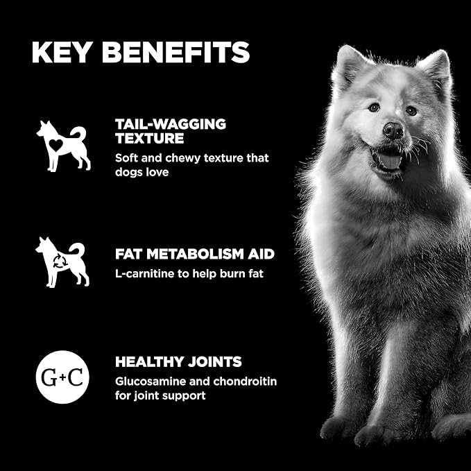 Go! Solutions Weight Management + Joint Care Dog Treats - Chicken Recipe - Soft and Chewy Dog Treats, 6 oz Bag
