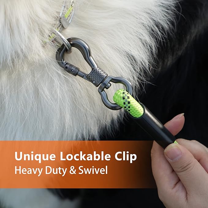 NTR 100FT Leashes for Large Breed Dogs, Long Leash with 2 Swivel Hooks and Comfortable Padded Handle, Puppy Leash Lead for Walking, Hunting, Camping, Backyard for Small Medium and Large Dogs