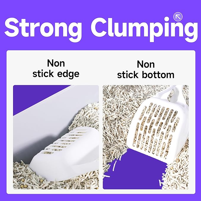 KERES Cat Litter Mixed- Ultra Absorbent, 99% Dust-Free, Advanced Odor Control, Fast-Clumping, Natural Clay & Tofu Blend, Low Tracking, Multi-Cat Formula (4.4lb*3bag)