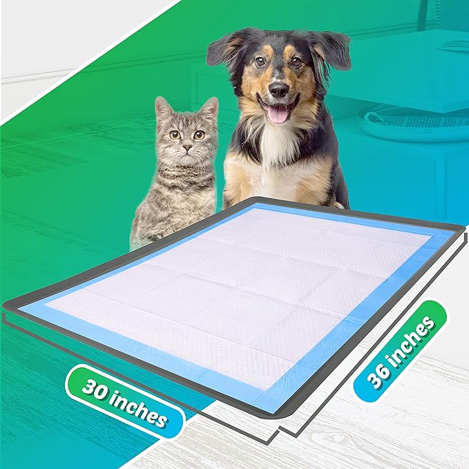 TidyFriend Dog Pee Pad Holder Tray Fits for 30” x 36” Wee Wee Pee Pads - Stable Grip, Raised Edges, Quick-Wipe Silicone Surface Dog Potty Tray Holder for Indoor Flooring Protection (Grey)