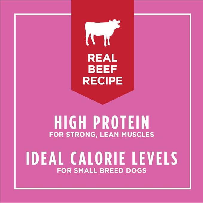 Instinct Original Small Breed, Wet Canned Dog Food, Grain Free Recipe - Real Beef, 5.5 oz. Cans (Pack of 12)