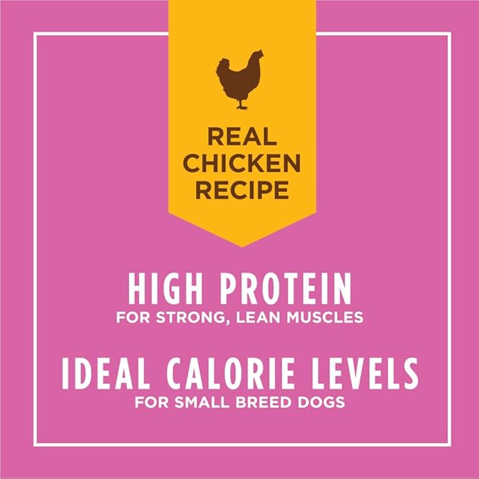 Instinct Original Small Breed, Wet Canned Dog Food, Grain Free Recipe - Real Chicken, 5.5 oz. Cans (Pack of 12)