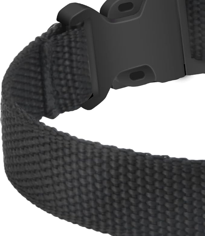 PetJoy Dog Collars Strap, Replacement Collar for Shock Reflective Collar, Adjustable Classic Dog Collar Strap for All Varieties Small Medium Large Dogs (Black & Blue)