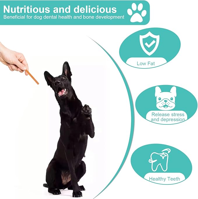 Soft Dog Treats Chicken Sweet Potato Mixed Sticks Puppy Easy to Digest Training Snacks 1 lb/454g