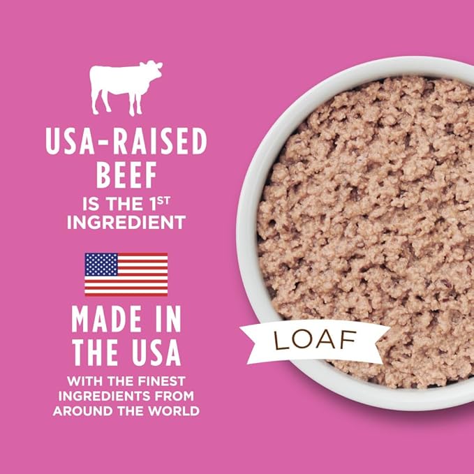 Instinct Original Small Breed, Wet Canned Dog Food, Grain Free Recipe - Real Beef, 5.5 oz. Cans (Pack of 12)