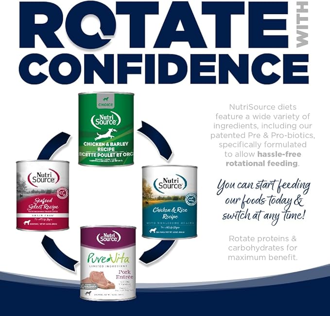 NutriSource Grain Free Woodlands Select Recipe Dog Food, Premium Wet Dog Food, 12.3 Ounce (Pack of 12)