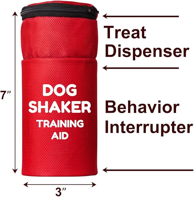 Shaker Can for Dogs, Stop Barking, Shake Trainer For Dogs, Dog Training Bark Silencer, Pennies, Coins, Pet Corrector, Barking Deterrent, Dog Training & Behavior Aids, Anti Bark Control, No Shock