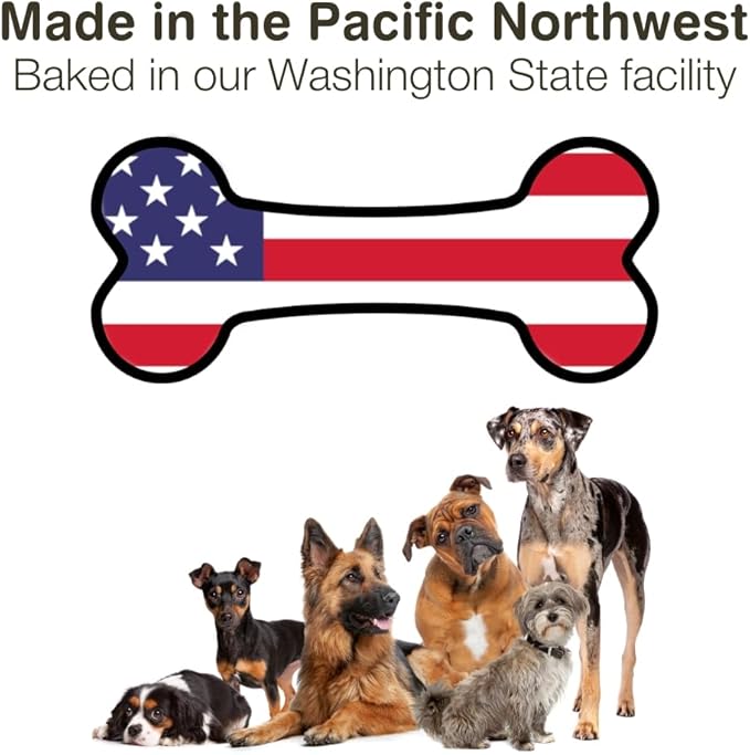 Chehalis Mint Dog Treats – Healthy, Crunchy, Vegan Biscuits with Whole & Real Ingredients – All Natural & USA‐Baked, (7 Ounce, Pack of 3)