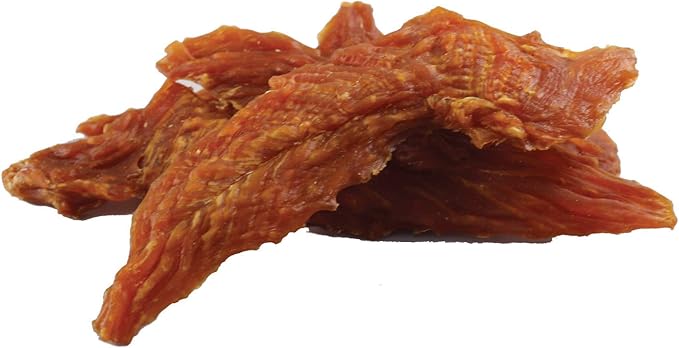 Amazon Brand - Solimo Chicken Jerky Dog Treats, 2 pounds (Packaging May Vary) (Pack of 2)