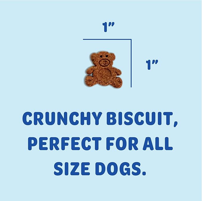 Shameless Pets Crunchy Dog Treats - Bee Happy Biscuits Snacks for Small, Medium & Large Dogs, Peanut Butter and Honey, Made in USA
