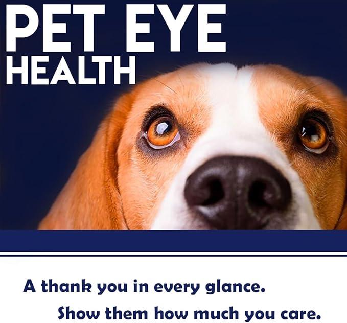 Vet Natural Pet Eye Cream– Gentle Eye Care for Dogs, Cats, Horses, Birds, Cattle, Sheep, Puppies & Kittens – Supports Eye Comfort, Reduces Redness & Discharge – 3.5g Tube