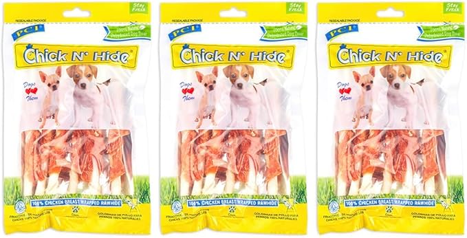 PCI Pet Center Inc Chick N Hide Dog Treats - Pack of 3