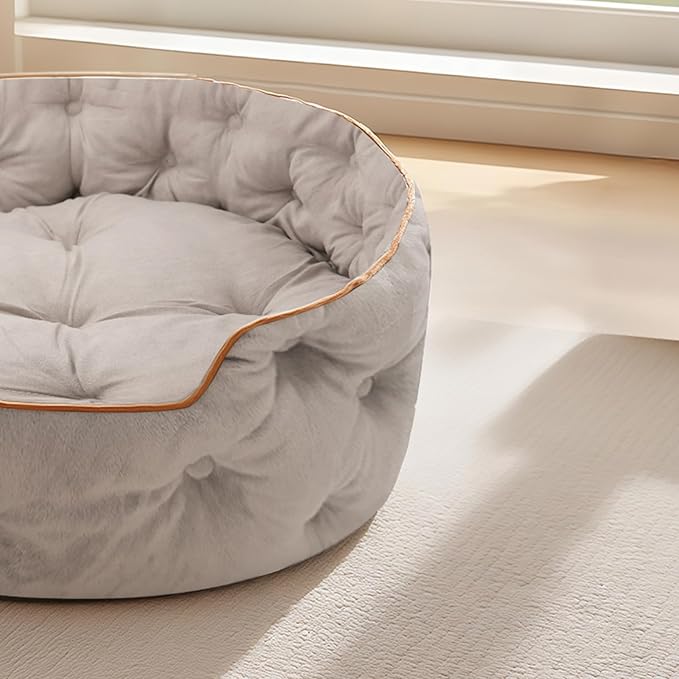 Cute Cat Beds Kitten Beds，Small Dog Beds, Washable Pet Beds for Puppy and Kitty, 20 Inch