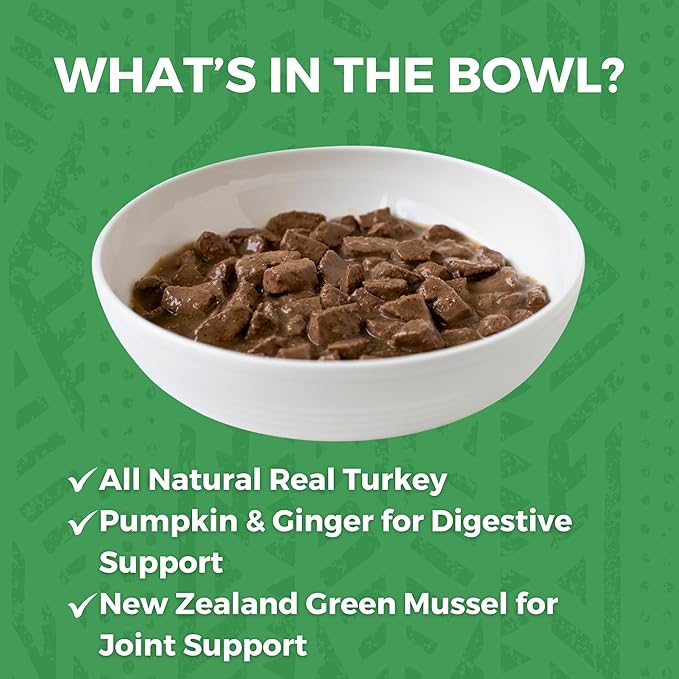 KOHA Minimal Ingredient Turkey Stew for Dogs, High Protein Limited Ingredient Dog Food, 12.7oz Cans (Case of 12)