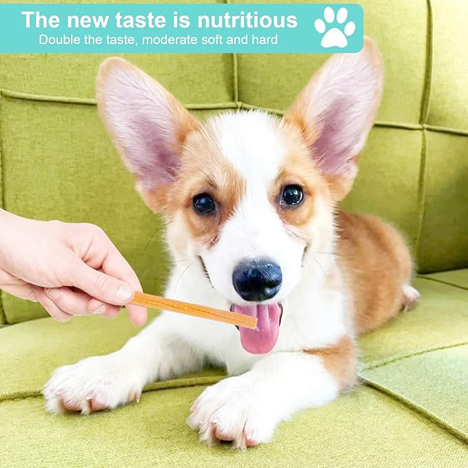 Soft Dog Treats Chicken Sweet Potato Mixed Sticks Puppy Easy to Digest Training Snacks 1 lb/454g