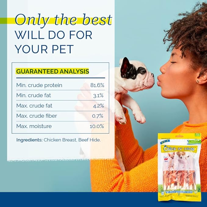 Pet Center Chick n' Hide 6 Count Dog Treats, Pack of 12