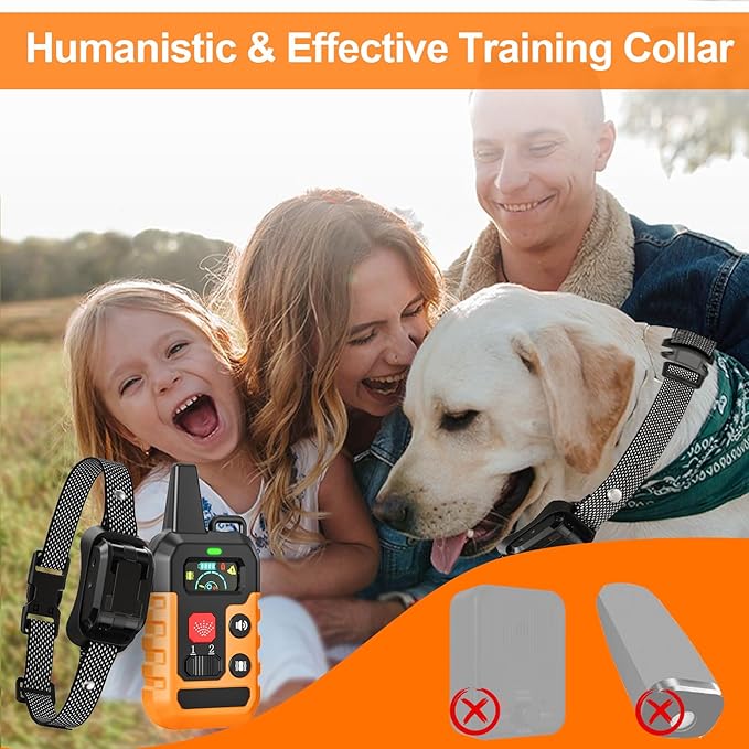 Citronella Training Collar for Dogs [2*Citronella Collar, No Automatic] with Beep/Vibration/Spray 4 Mode & 6 Adjustable Sensitivities Dog Training Collar, IPX7 Waterproof Bark Collars for S/M/L Dogs